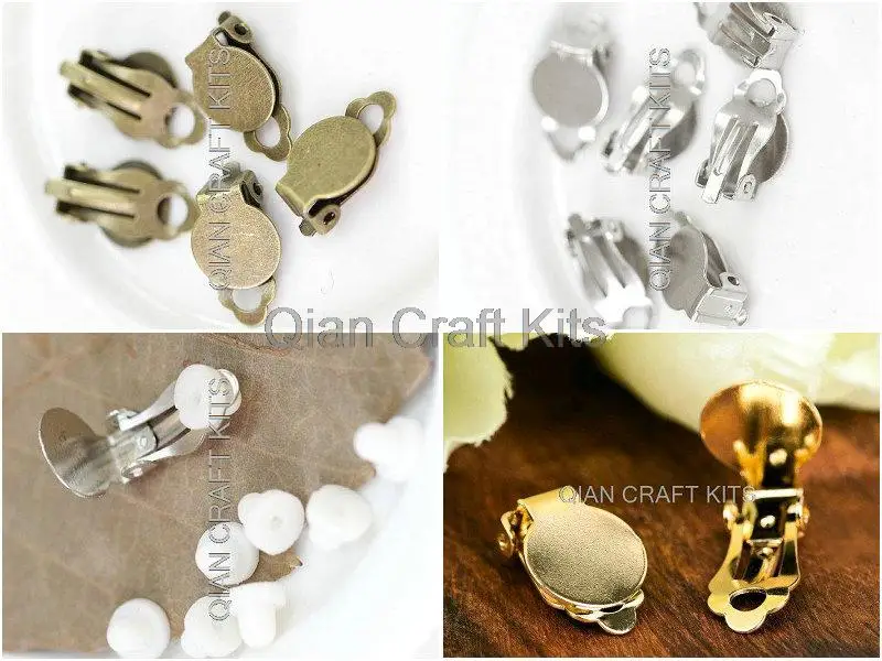 600sets mix color or your pick Silver,gold,antique bronze Clip On earrings w/10mm pads and free silicon protection pads
600sets mix color or your pick Silver,gold,antique bronze Clip On earrings w/10mm pads and free silicon protection pads