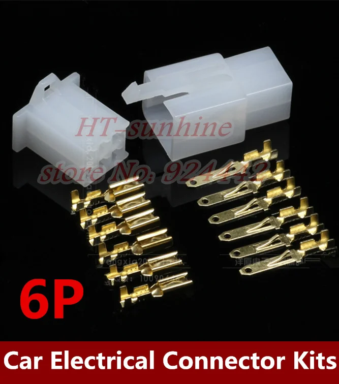 Brand New 20Sets 6P 2.8mm terminal Automotive motor bicycle Motorcycle Connector auto car terminal connector
Brand New 20Sets 6P 2.8mm terminal Automotive motor bicycle Motorcycle Connector auto car terminal connector
