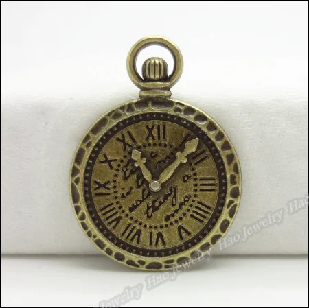 50pcs Vintage Charms Clock Pendant Antique bronze Zinc Alloy Fit Bracelet Necklace DIY Metal Jewelry Findings
50pcs Vintage Charms Clock Pendant Antique bronze Zinc Alloy Fit Bracelet Necklace DIY Metal Jewelry Findings