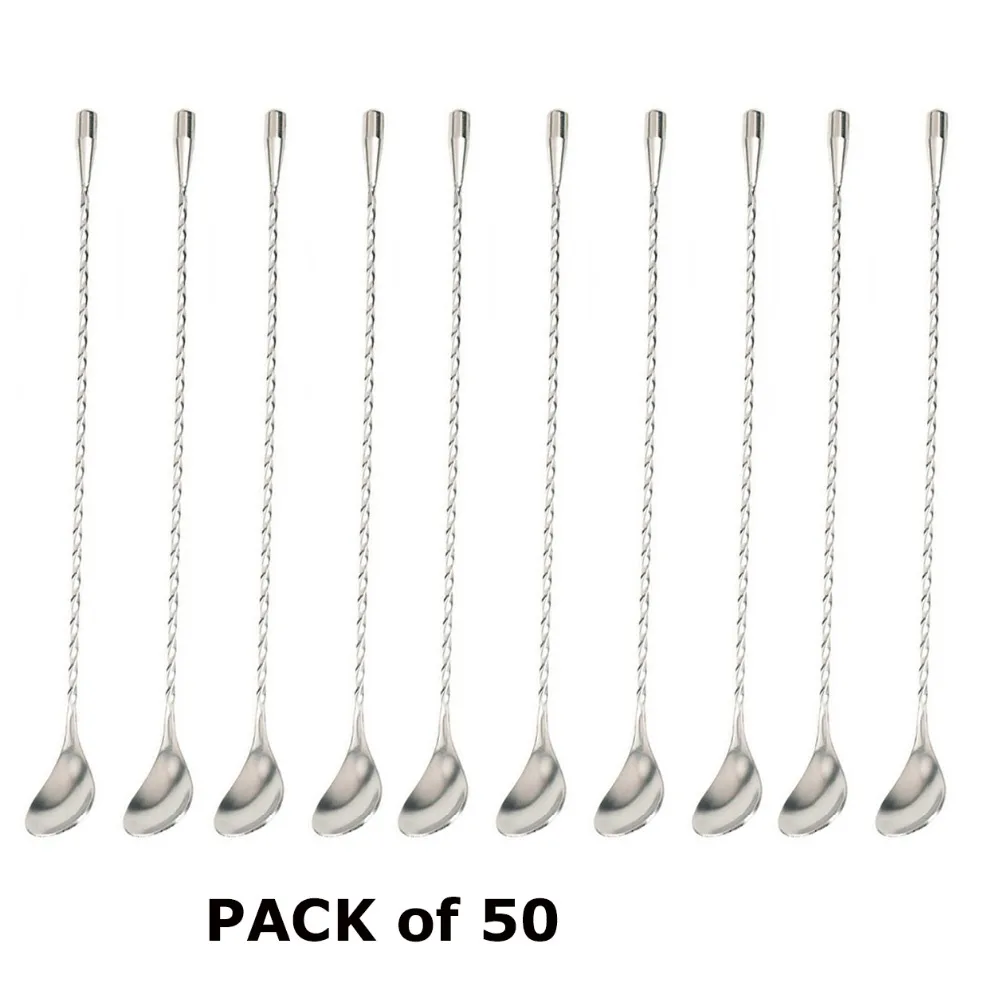 Free Shipping 50PCS 30cm Stainless Steel Mixing Cocktail Spoon, Spiral Pattern Bar Teardrop Spoon Stir Spoon Bar Tool
Free Shipping 50PCS 30cm Stainless Steel Mixing Cocktail Spoon, Spiral Pattern Bar Teardrop Spoon Stir Spoon Bar Tool