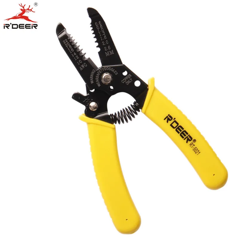 RDEER Wire Stripper AWG Single Wire Sizes 10/12/14/16/18/20/22 Cutting Edge Cable Automatic Wire Stripper Hand Tools
RDEER Wire Stripper AWG Single Wire Sizes 10/12/14/16/18/20/22 Cutting Edge Cable Automatic Wire Stripper Hand Tools