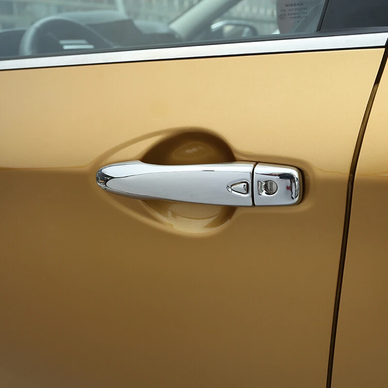 For Nissan Kicks 2016 2017 2018 ABS Chrome Car Smart Key Door Handle decoration strip Cover Trim Car Styling Accessories 10pcs
For Nissan Kicks 2016 2017 2018 ABS Chrome Car Smart Key Door Handle decoration strip Cover Trim Car Styling Accessories 10pcs