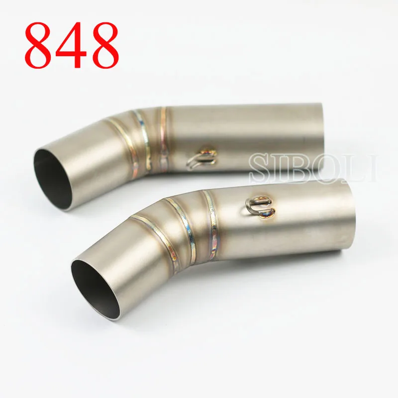 848 Motorcycle Exhaust Middle Link Pipe For DUCATI 848 Without Exhaust AK106 
848 Motorcycle Exhaust Middle Link Pipe For DUCATI 848 Without Exhaust AK106