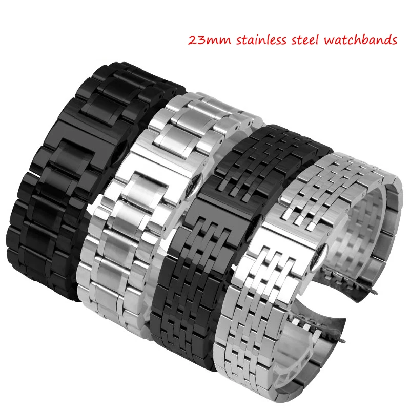23mm Stainless steel black metal bracelet replacement steel strap men's wristband for luminox
23mm Stainless steel black metal bracelet replacement steel strap men's wristband for luminox