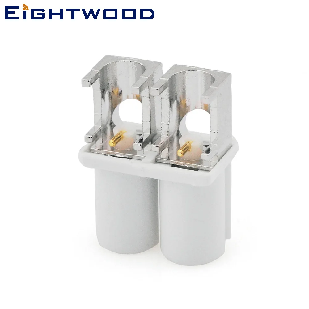 Eightwood Fakra B Double-headed Plug Male RF Connector Launch PCB Mount Right Angle White/9001 Coding for Car Radio With Phantom
Eightwood Fakra B Double-headed Plug Male RF Connector Launch PCB Mount Right Angle White/9001 Coding for Car Radio With Phantom