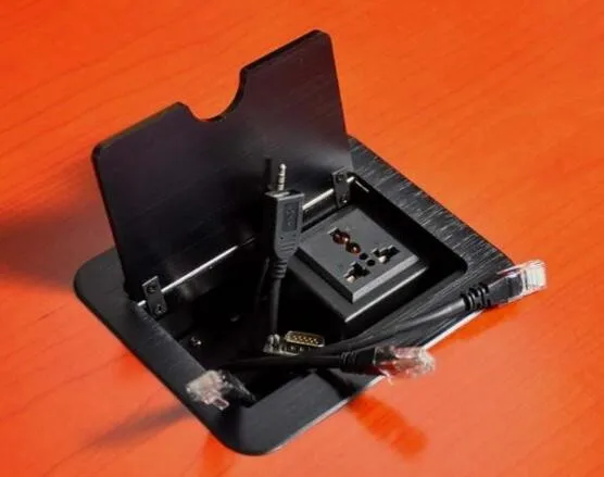 Conference Table Connectivity Box AC Power Outlet & HDMIx2/USBx1/RJ45x2/3.5mmx1 Cables 5pcs
Conference Table Connectivity Box AC Power Outlet & HDMIx2/USBx1/RJ45x2/3.5mmx1 Cables 5pcs