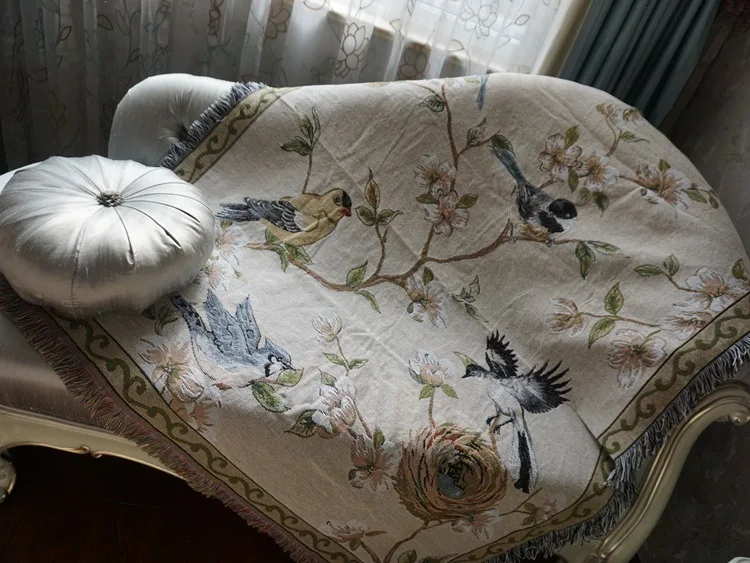 Cotton bird cat dog new Knitted sofa blanket tassel decorative blanket on bed pad variety function knitting sofa throw home
Cotton bird cat dog new Knitted sofa blanket tassel decorative blanket on bed pad variety function knitting sofa throw home