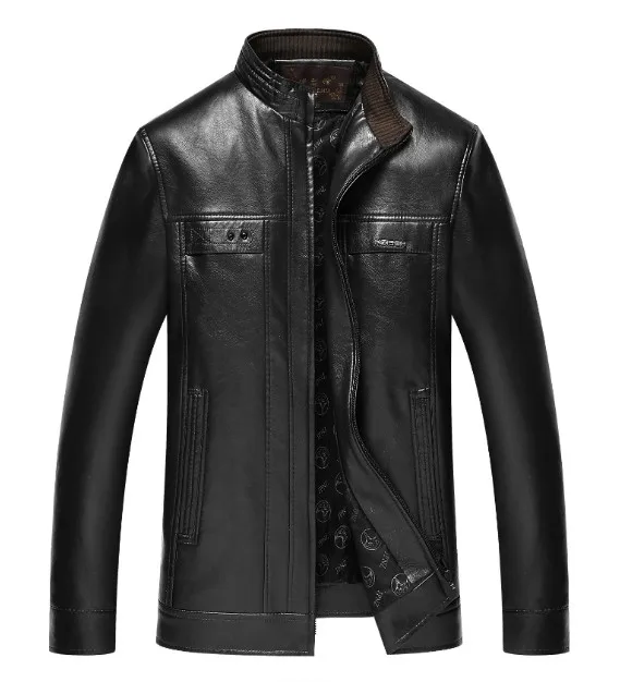 Hot High Quality 2021 Spring Men's Loose Middle-aged Leather Jackets Men Leisure Slim Thin Fatherleather Jacket Fur Coats M-4xl
Hot High Quality 2021 Spring Men's Loose Middle-aged Leather Jackets Men Leisure Slim Thin Fatherleather Jacket Fur Coats M-4xl