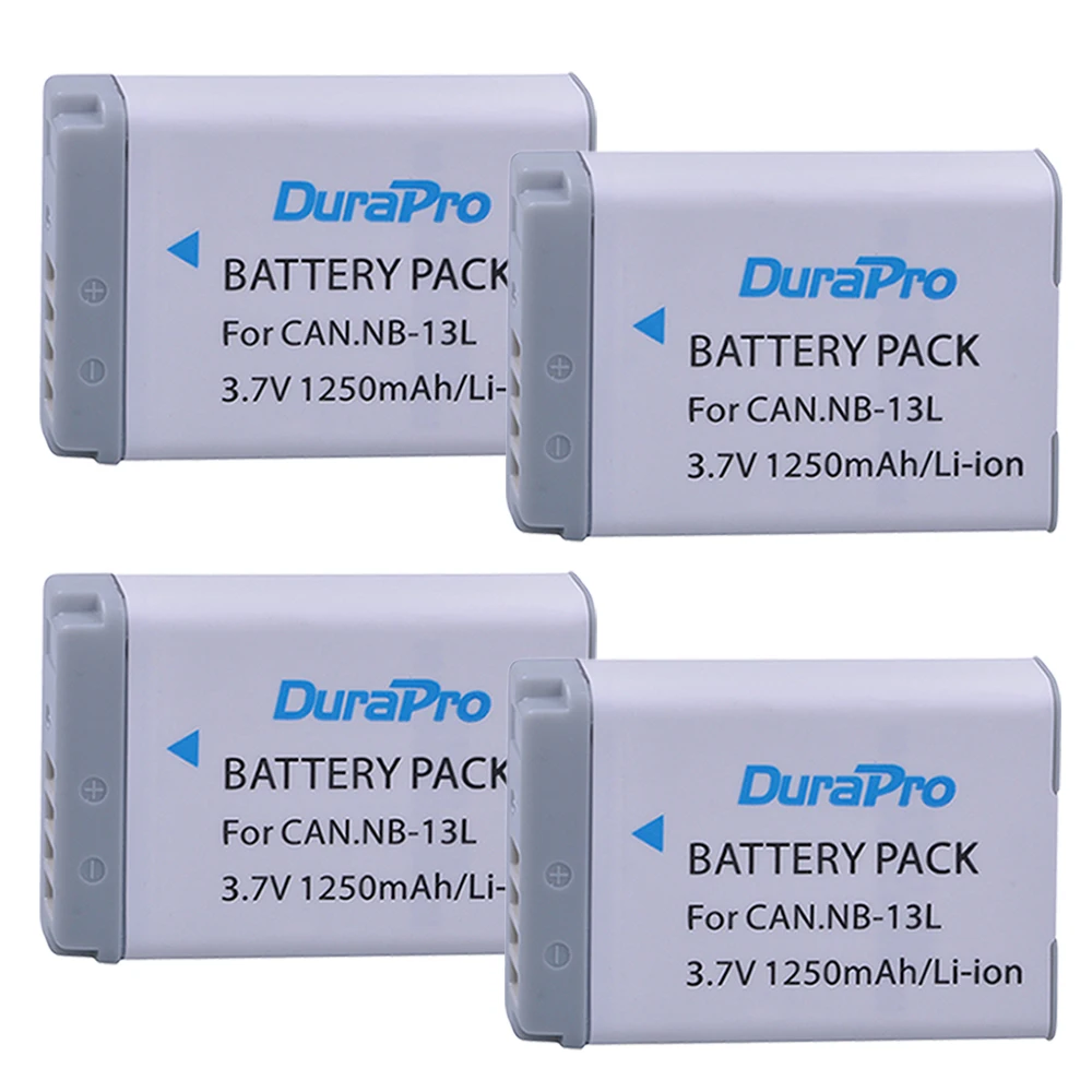 DuraPro NB-13L Bateria NB13L 1250mAh Battery for Canon G5X G7X G9X G7 X Mark II SX720 HS Cameras
DuraPro NB-13L Bateria NB13L 1250mAh Battery for Canon G5X G7X G9X G7 X Mark II SX720 HS Cameras