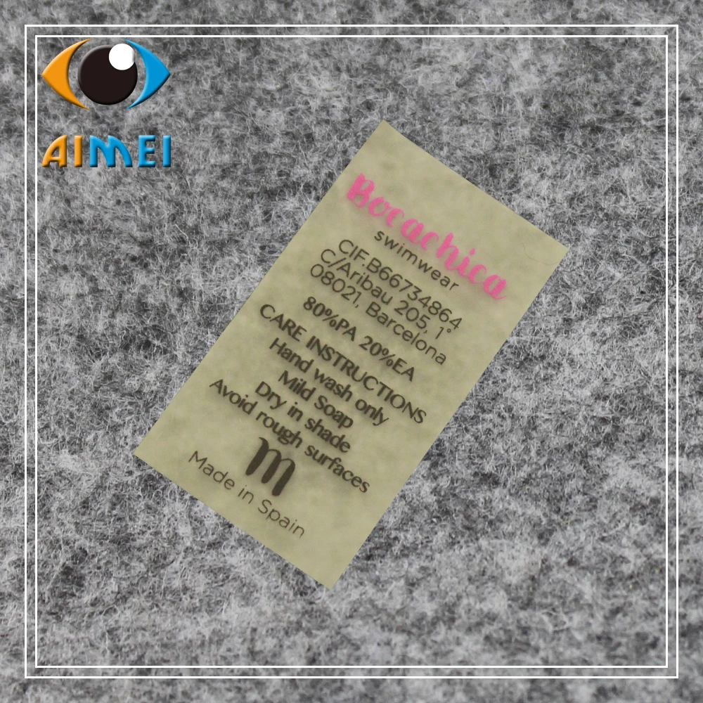 Custom Clear Rubber Wash Label For Clothing Customized Thermoplastic Polyurethanes Care Labels For T-Shirt Handmade Sewing Tags
Custom Clear Rubber Wash Label For Clothing Customized Thermoplastic Polyurethanes Care Labels For T-Shirt Handmade Sewing Tags