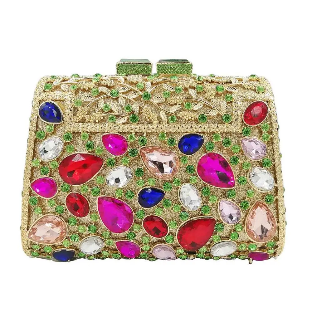Box Shape Colorful Crystal Evening Bags Luxury Crystal Party Clutch Bags Prom Handbags Female Bags A629
Box Shape Colorful Crystal Evening Bags Luxury Crystal Party Clutch Bags Prom Handbags Female Bags A629