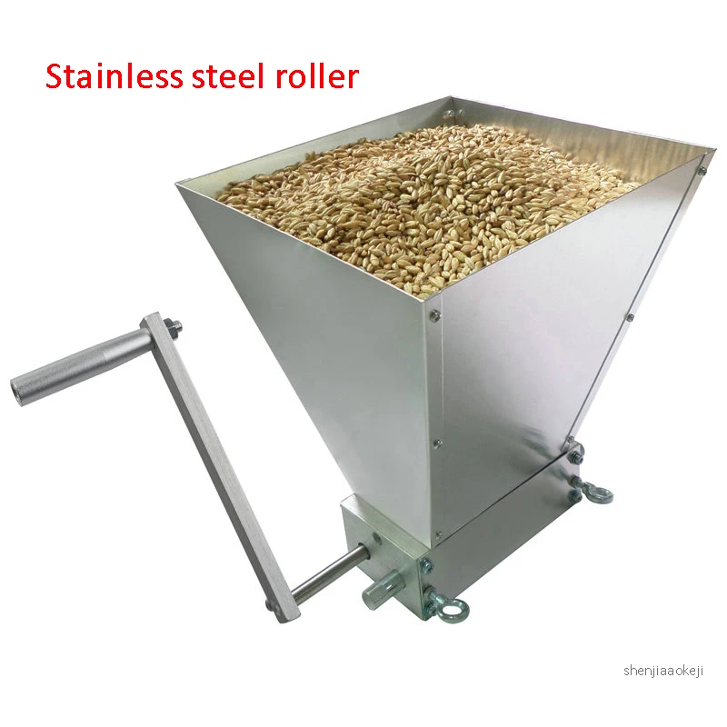 Manual malt mill wheat grain mill crusher Stainless steel grinding machine home Grain grinder with 45# Carbon steel rollers 1PC
Manual malt mill wheat grain mill crusher Stainless steel grinding machine home Grain grinder with 45# Carbon steel rollers 1PC