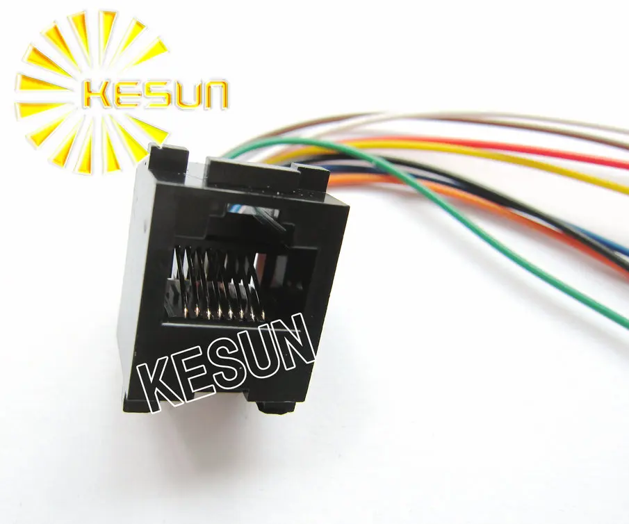 50PCS x 641D-8P8C RJ45 8P8C LAN Modular Network Connector With 150mm Wire 
50PCS x 641D-8P8C RJ45 8P8C LAN Modular Network Connector With 150mm Wire