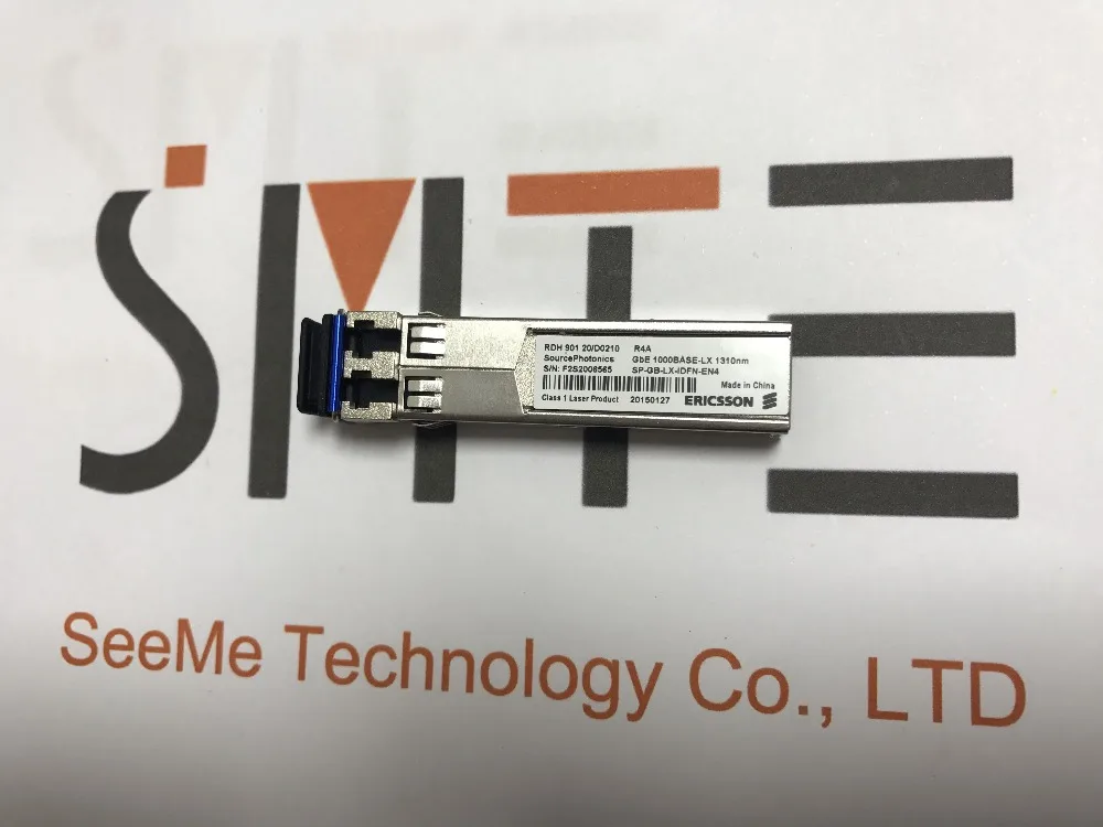 RDH 901 20/D0210 ERICSSON SP-GB-LX-IDFN-EN4 New and Original SourcePhotonics R4A GbE 1000BASE-LX 1310nm Class 1 Laser Product
RDH 901 20/D0210 ERICSSON SP-GB-LX-IDFN-EN4 New and Original SourcePhotonics R4A GbE 1000BASE-LX 1310nm Class 1 Laser Product
