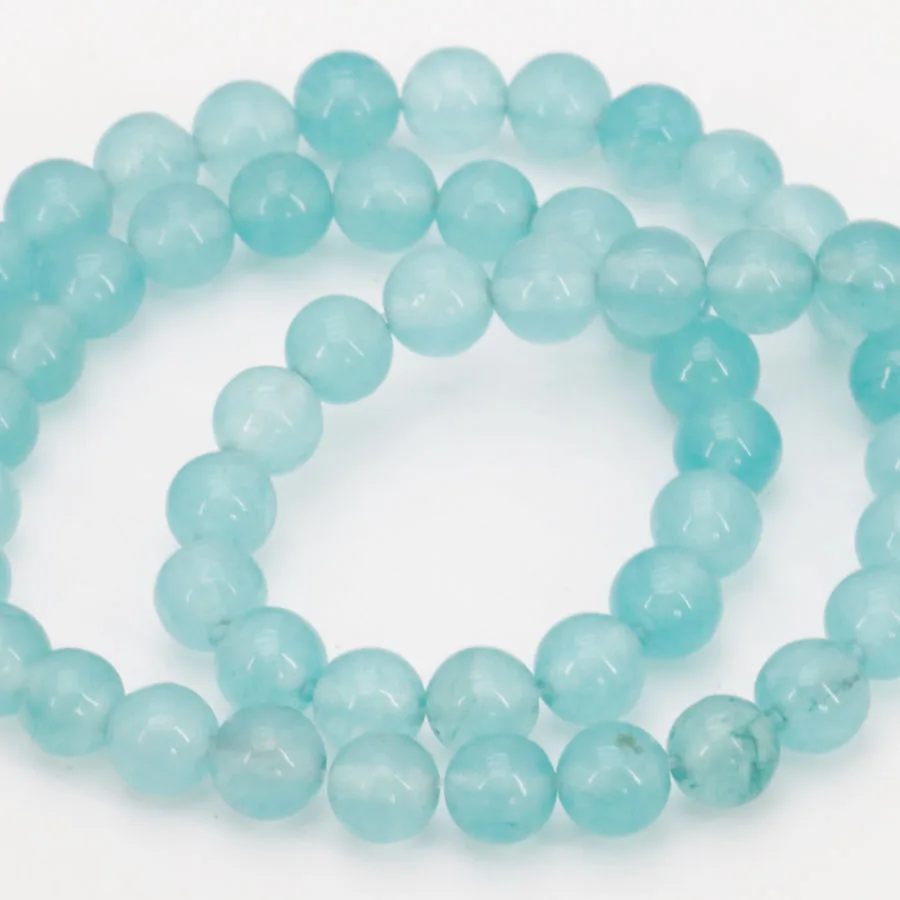 Accessory For Necklace Bracelet 6mm Blue Semi Finished Stone Gifts Women Girl Loose Beads Fashion Jewelry Making Design 15inch
Accessory For Necklace Bracelet 6mm Blue Semi Finished Stone Gifts Women Girl Loose Beads Fashion Jewelry Making Design 15inch