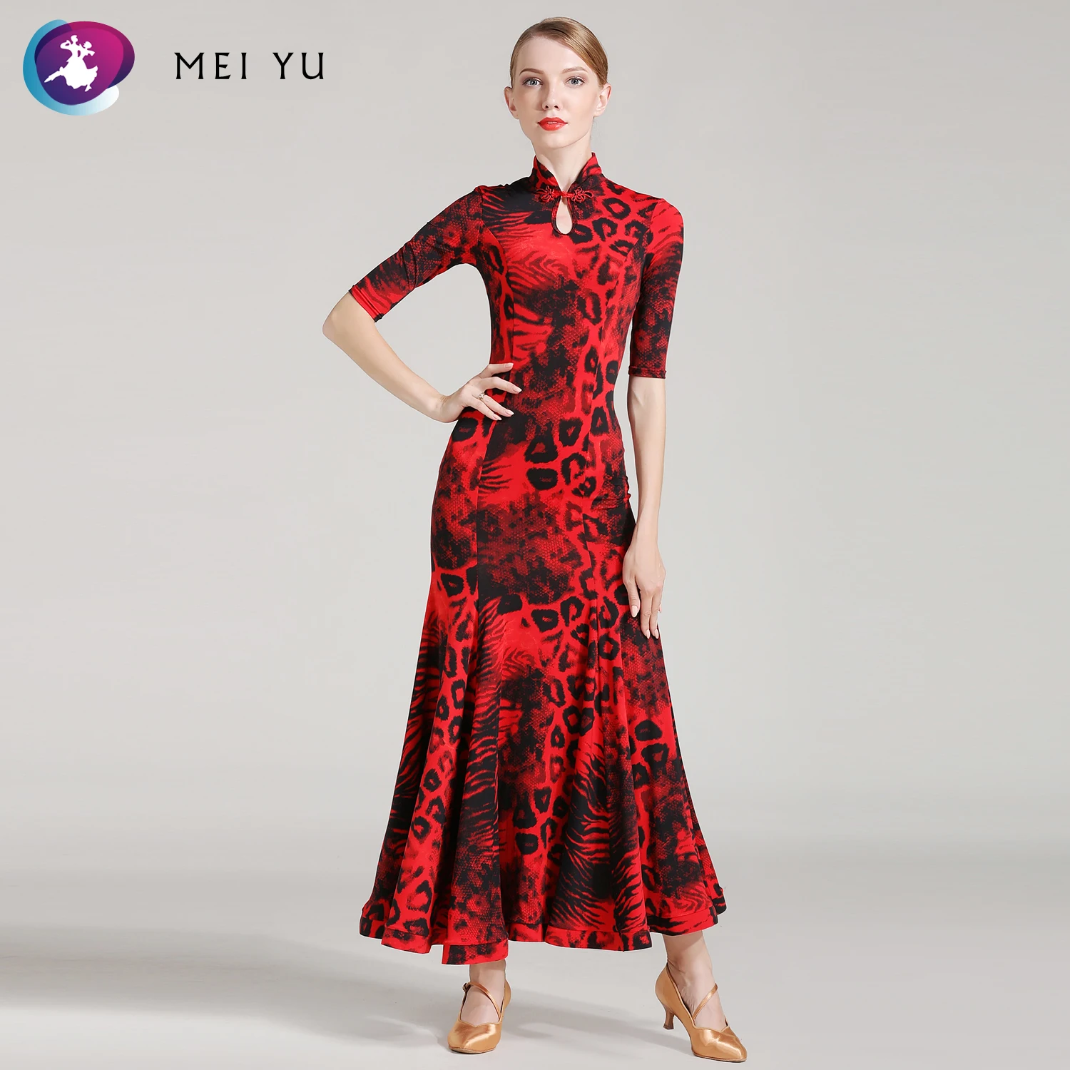 MEI YU S7009 New Adult Modern Dance National Standard Dance Dress Retro Cheongsam Collar Training Clothes
MEI YU S7009 New Adult Modern Dance National Standard Dance Dress Retro Cheongsam Collar Training Clothes