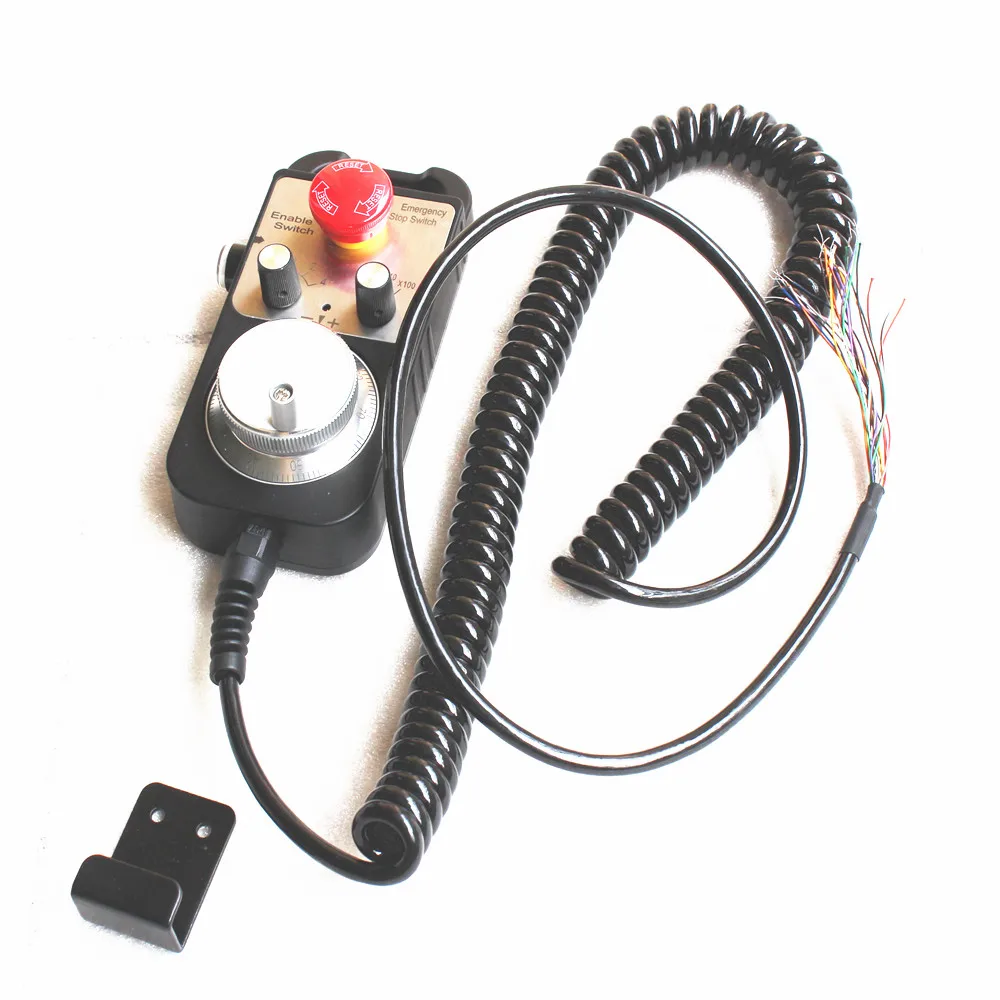Universal CNC 4 Axis MPG Pendant Handwheel & Emergency Stop for FAGOR GSK FANUC System
Universal CNC 4 Axis MPG Pendant Handwheel & Emergency Stop for FAGOR GSK FANUC System