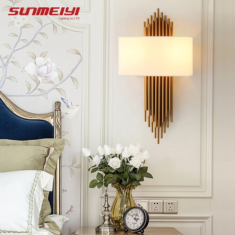 American Stainless Steel Light Luxury Living Room Wall Lamp Bedroom Bedside Lamp Background Wall Decorative Lamp Simple Modern
American Stainless Steel Light Luxury Living Room Wall Lamp Bedroom Bedside Lamp Background Wall Decorative Lamp Simple Modern