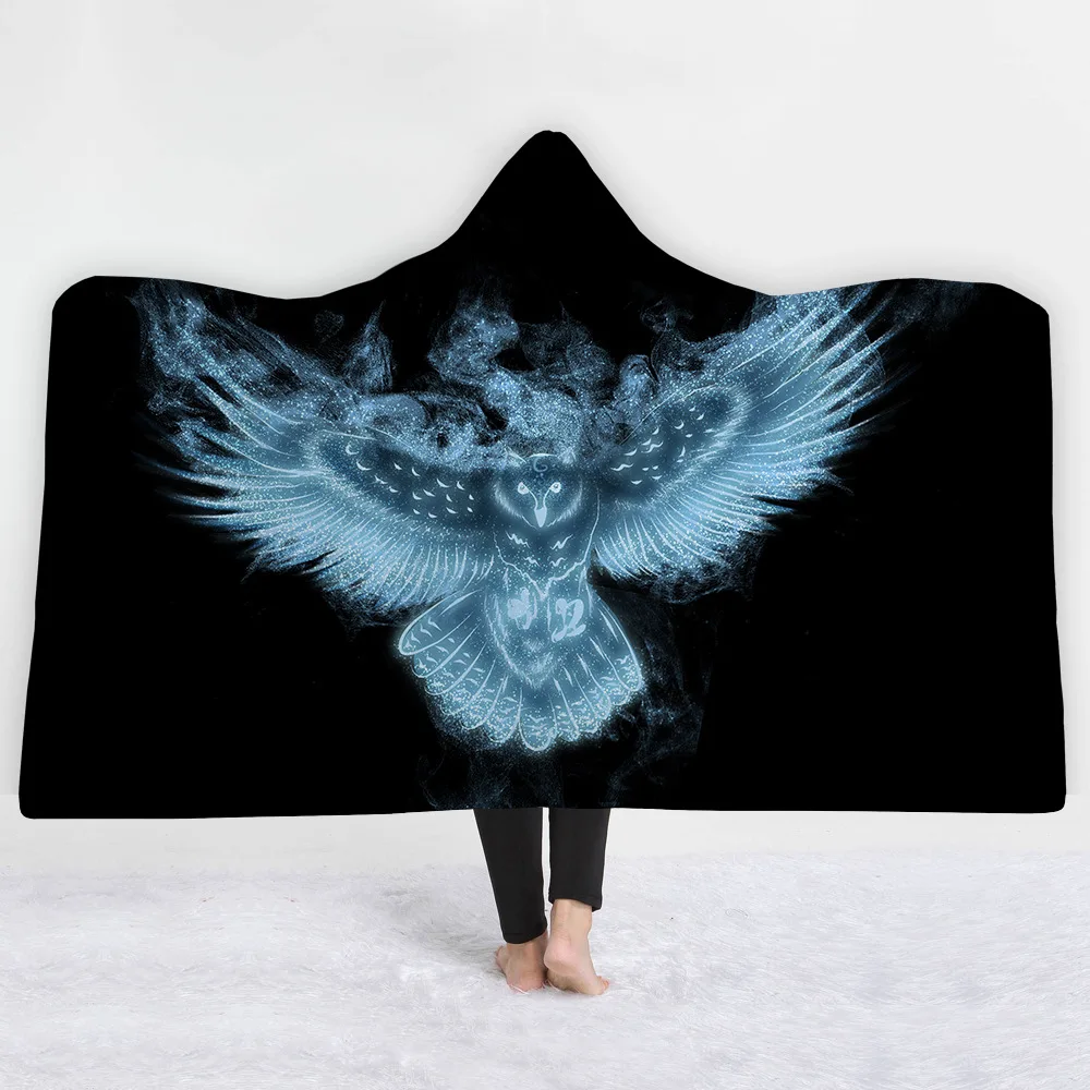 40 colors animal Owl Hooded Blanket Sherpa Fleece Monster Wearable plush Throw Blanket on Bed Sofa Thick warm
40 colors animal Owl Hooded Blanket Sherpa Fleece Monster Wearable plush Throw Blanket on Bed Sofa Thick warm