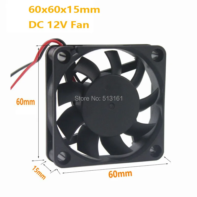 5PCS/LOT Gdstime 6015 2Pin 60mm 60*60x15mm 12V DC Computer CPU Cooling Fan 6cm Cooler
5PCS/LOT Gdstime 6015 2Pin 60mm 60*60x15mm 12V DC Computer CPU Cooling Fan 6cm Cooler
