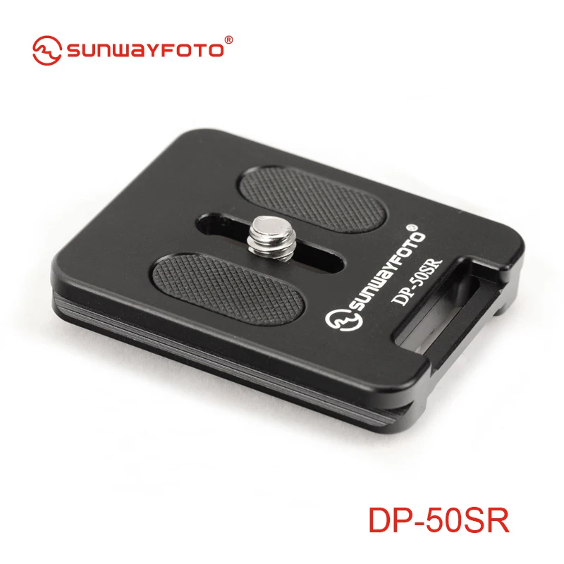 SUNWAYFOTO DP-50SR Tripod Monopod Head Quick Release Plate for DSLR Camera Professional Aluminum Univeral Quick Release Plate
SUNWAYFOTO DP-50SR Tripod Monopod Head Quick Release Plate for DSLR Camera Professional Aluminum Univeral Quick Release Plate