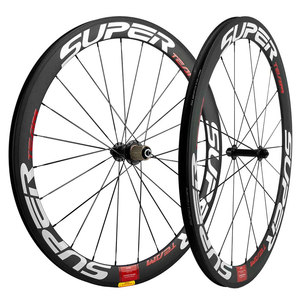 Superteam Road Bike Wheels 50mm Carbon Fiber Wheelset Clincher Bicycle Wheelset With R13 Hub
Superteam Road Bike Wheels 50mm Carbon Fiber Wheelset Clincher Bicycle Wheelset With R13 Hub