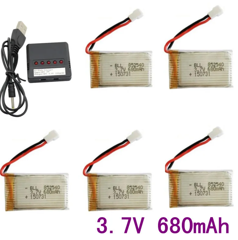 Запасные части Syma X5C X5C-1 X5SC, 5 шт., улучшенный Аккумулятор 3,7 в 680 мАч с зарядным устройством 5 в 1 для радиоуправляемого квадрокоптера
Запасные части Syma X5C X5C-1 X5SC, 5 шт., улучшенный Аккумулятор 3,7 в 680 мАч с зарядным устройством 5 в 1 для радиоуправляемого квадрокоптера