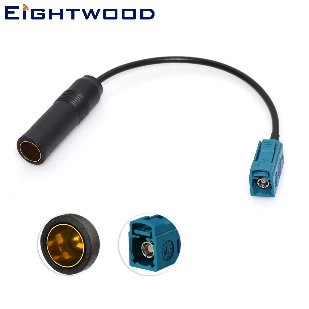 Eightwood Universal Vehicle Car Stereo FM AM Radio Antenna Adapter Cable Fakra Z Female to DIN Socket Connector Cable 15cm 6 Inc
Eightwood Universal Vehicle Car Stereo FM AM Radio Antenna Adapter Cable Fakra Z Female to DIN Socket Connector Cable 15cm 6 Inc