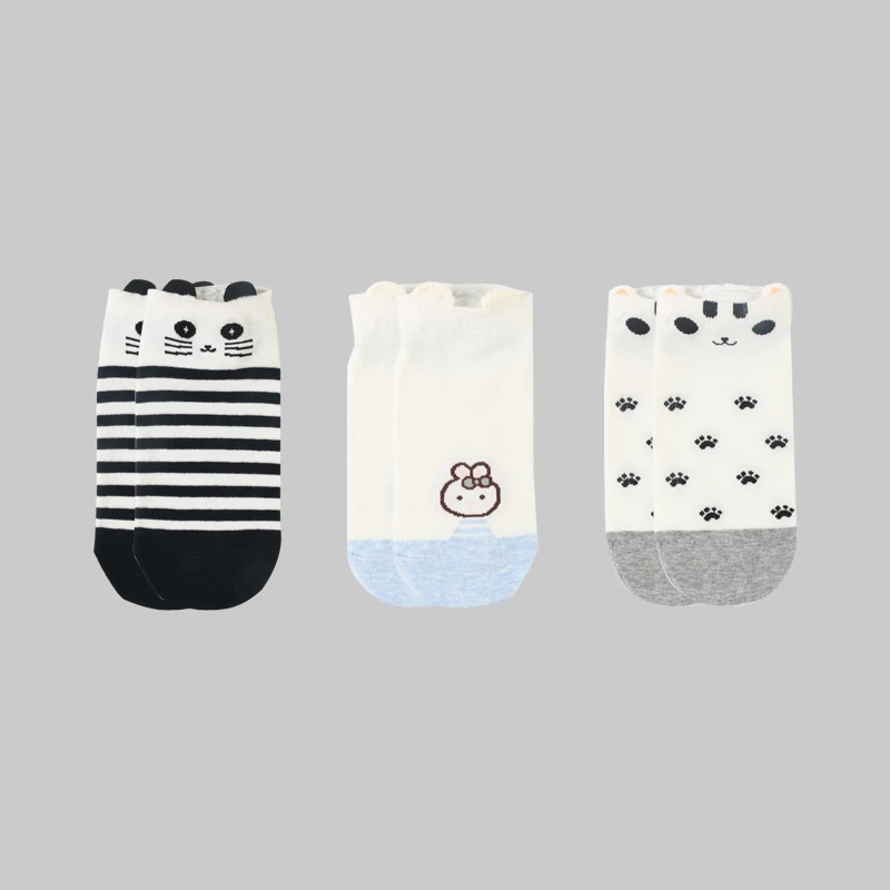 DONG AI 3 Pairs Cartoon Cat Animal Print Socks Cute Funny Fashion Women Sock Autumn Comfortable Sweat Absorbent Cotton Socks
DONG AI 3 Pairs Cartoon Cat Animal Print Socks Cute Funny Fashion Women Sock Autumn Comfortable Sweat Absorbent Cotton Socks
