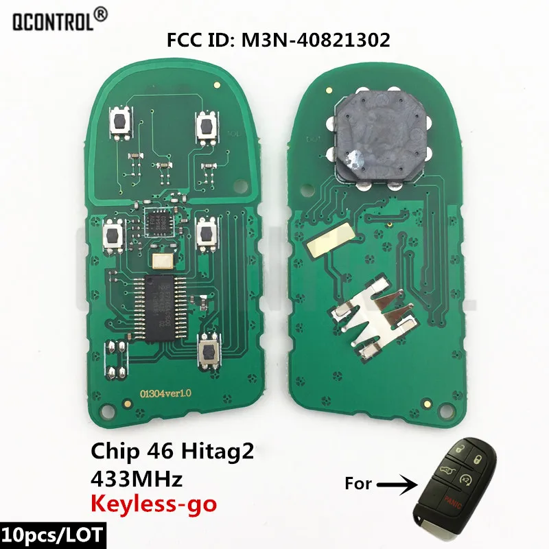 QCONTROL Car Remote Key Fob Circuit Board for DODGE/Chrysler/JEEP 300 Charger Journey Challenger Durango M3N-40821302
QCONTROL Car Remote Key Fob Circuit Board for DODGE/Chrysler/JEEP 300 Charger Journey Challenger Durango M3N-40821302