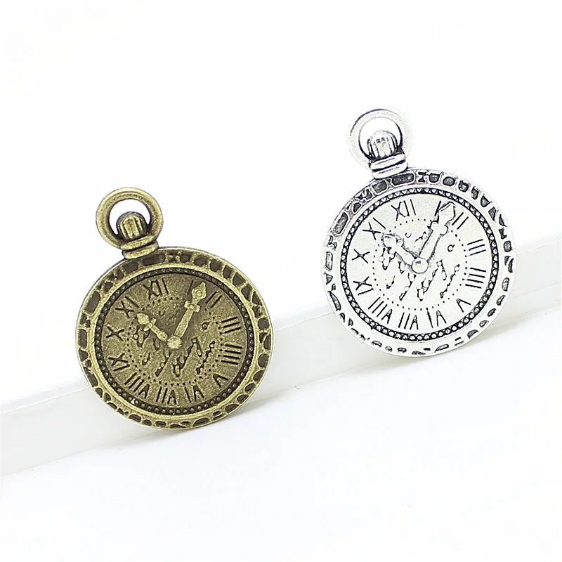 Sweet Bell 30pcs 21*29mm Clock Charm two color Metal Zinc Alloy Trendy Custom Jewelry Time Charms Pendant 5B850
Sweet Bell 30pcs 21*29mm Clock Charm two color Metal Zinc Alloy Trendy Custom Jewelry Time Charms Pendant 5B850