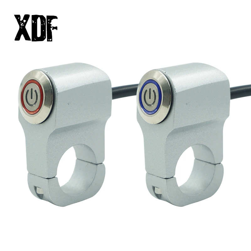 Silver Motorcycle Switches 7/8" 22mm Handlebar Mount Switch Headlight Hazard Brake Light Power ON-OFF With Indicator Light
Silver Motorcycle Switches 7/8" 22mm Handlebar Mount Switch Headlight Hazard Brake Light Power ON-OFF With Indicator Light