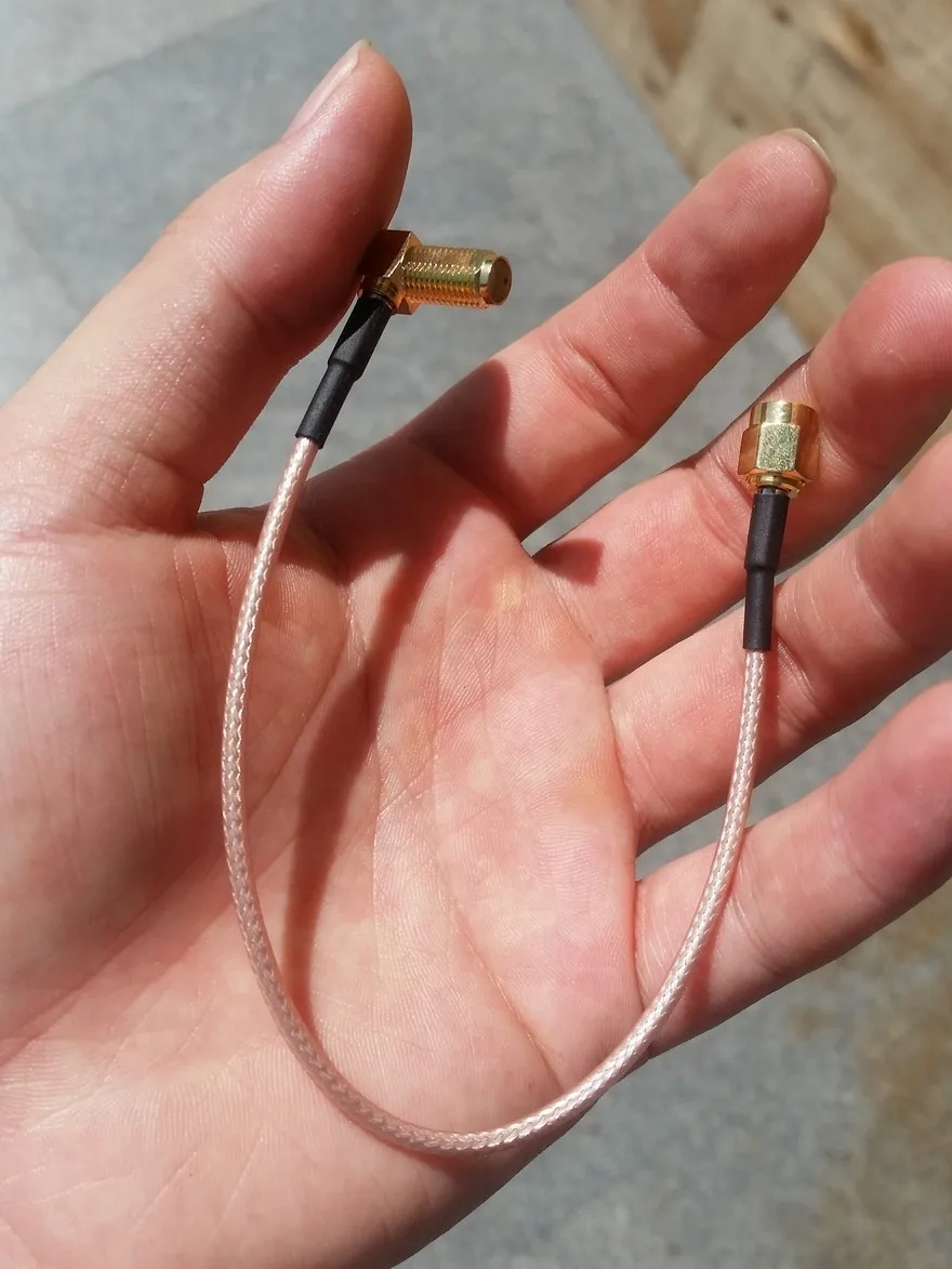 sma male to right angle SMA Female cable sma male to sma Female 20cm RG316 cable 10pcs/lot
sma male to right angle SMA Female cable sma male to sma Female 20cm RG316 cable 10pcs/lot