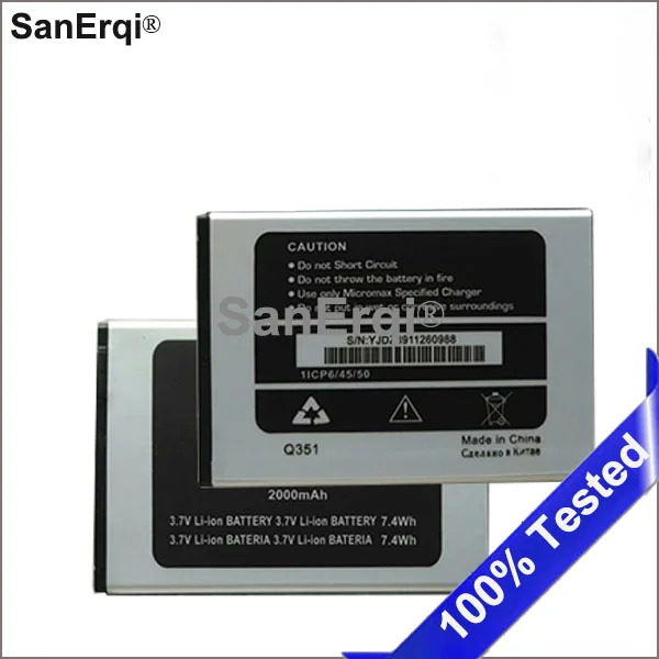 10pcs Battery 2000mAh for Micromax Q351 Phone Battery for Micromax Q351 mobile phone Battery
10pcs Battery 2000mAh for Micromax Q351 Phone Battery for Micromax Q351 mobile phone Battery