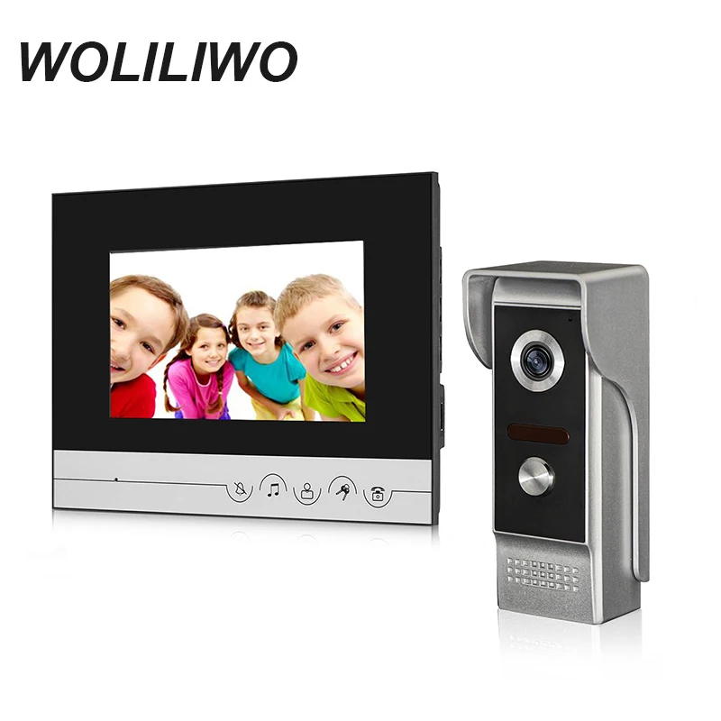 Wired Video Door Bell Intercom System with 7''Inch Color Monitor,Waterproof outdoor IR Camera for private homes
Wired Video Door Bell Intercom System with 7''Inch Color Monitor,Waterproof outdoor IR Camera for private homes