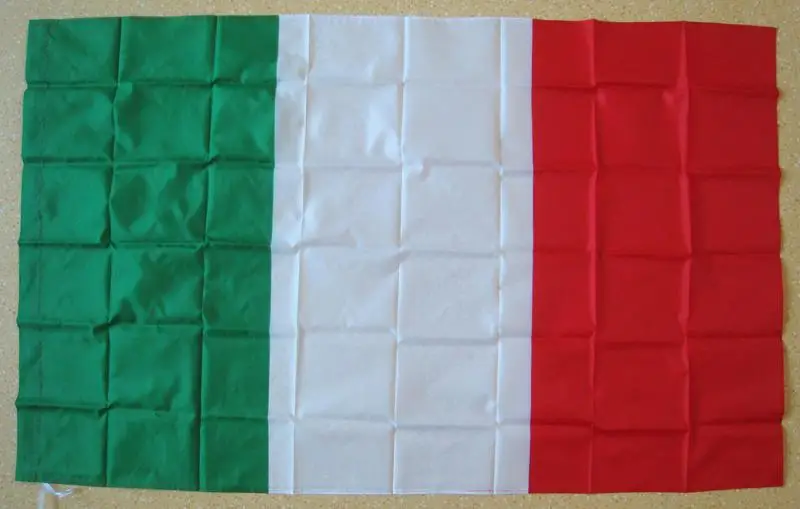 3 x 5 Feet "ITALY" National Flag, ITA Polyester Banner, Big flag Wholesale & Retail
3 x 5 Feet "ITALY" National Flag, ITA Polyester Banner, Big flag Wholesale & Retail