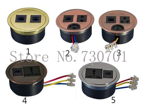 Furniture desktop round socket with tel and internet connector cable cubby silver black customized made color 100 pcs
Furniture desktop round socket with tel and internet connector cable cubby silver black customized made color 100 pcs