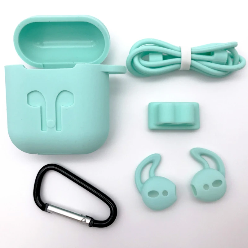 5 in 1 Protective Set Silicone Case + Aluminum Hook +Silicone Earcap + Anti-Lose Strape +Watch Band For Apple Bluetooth Airpods
5 in 1 Protective Set Silicone Case + Aluminum Hook +Silicone Earcap + Anti-Lose Strape +Watch Band For Apple Bluetooth Airpods