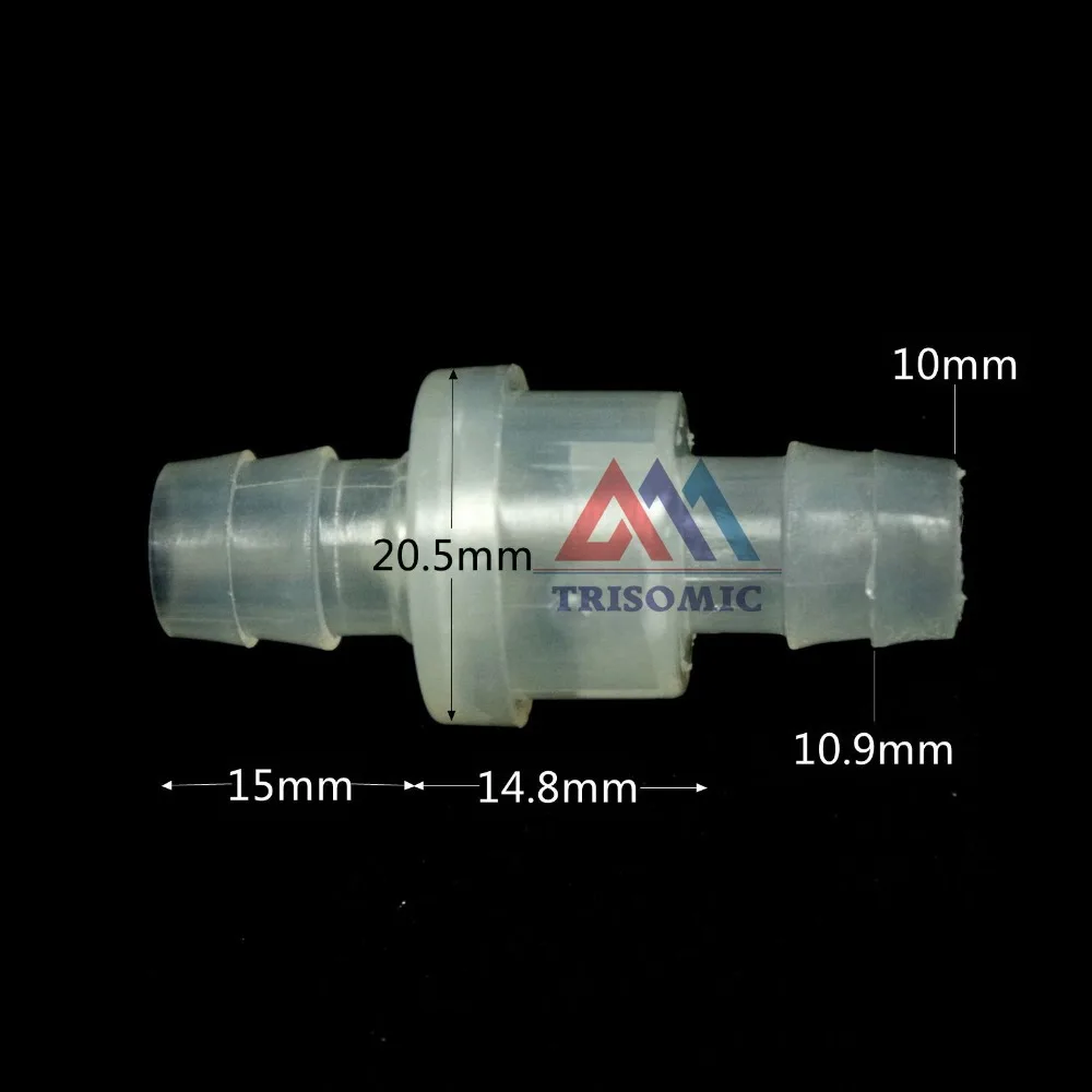 10mm One Way Valve Material PP Non-Return Valve Check valve Spring type fluororubber for oil ozone water(for drinking)
10mm One Way Valve Material PP Non-Return Valve Check valve Spring type fluororubber for oil ozone water(for drinking)