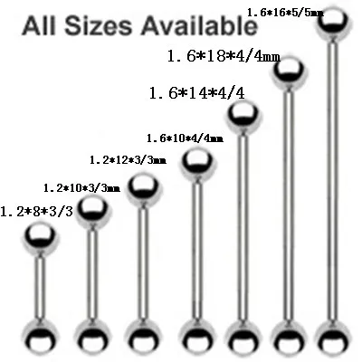 Tongue ring Piercing jewelry FREE SHIPPING mix7siaze 70pcs/lot stainless steel body jewelry tongue ring
Tongue ring Piercing jewelry FREE SHIPPING mix7siaze 70pcs/lot stainless steel body jewelry tongue ring