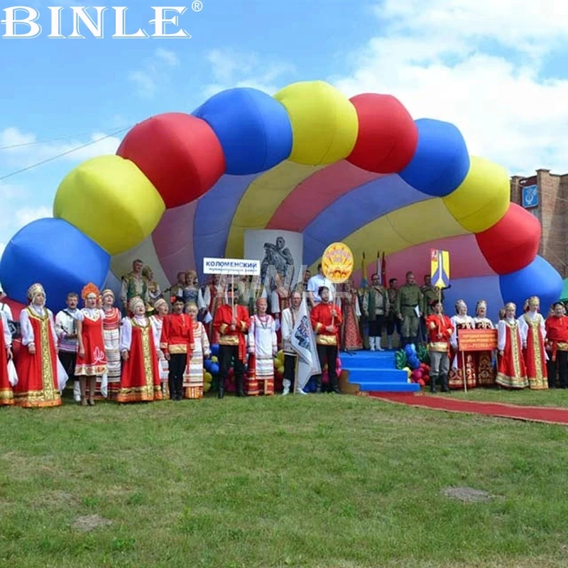 Attractive 12m outdoor giant inflatable stage cover colorful inflatable shell tent marquee for events
Attractive 12m outdoor giant inflatable stage cover colorful inflatable shell tent marquee for events