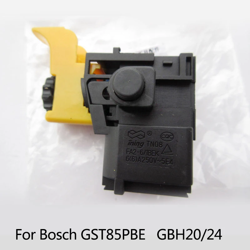 Electric hammer Drill Speed Control Switch for Bosch GBH2-20 GBH2-24 GST85PBE GBM13-2RE GSB20-2RE ,Power Tool Accessories
Electric hammer Drill Speed Control Switch for Bosch GBH2-20 GBH2-24 GST85PBE GBM13-2RE GSB20-2RE ,Power Tool Accessories