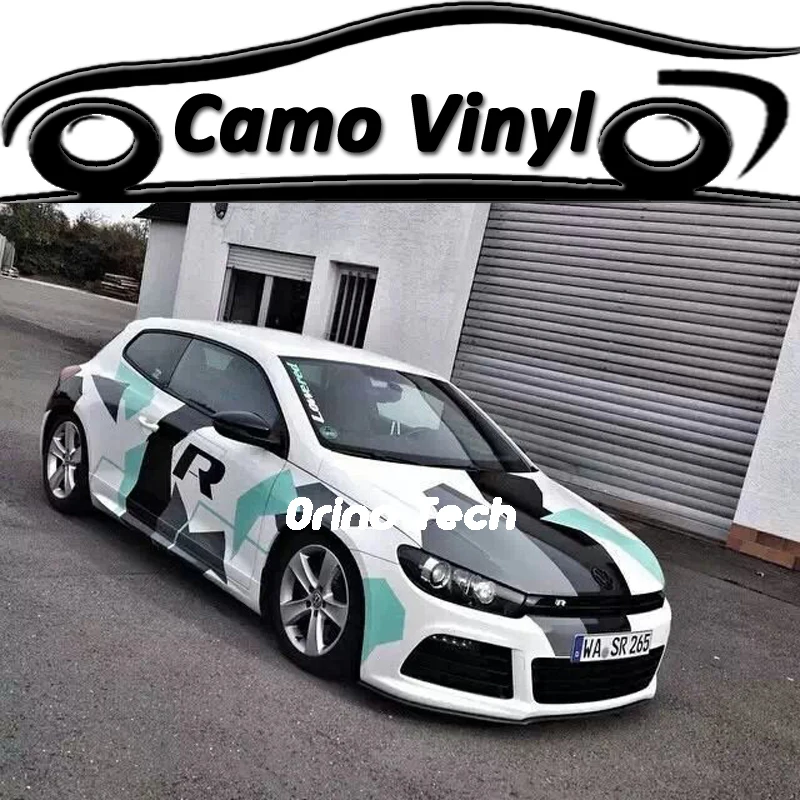 Large Lake Blue White Black Vinyl Camouflage Car Wrap Film Sticker With Air Free Bubble For Vehicle Adhesive Sticker Wrapping
Large Lake Blue White Black Vinyl Camouflage Car Wrap Film Sticker With Air Free Bubble For Vehicle Adhesive Sticker Wrapping