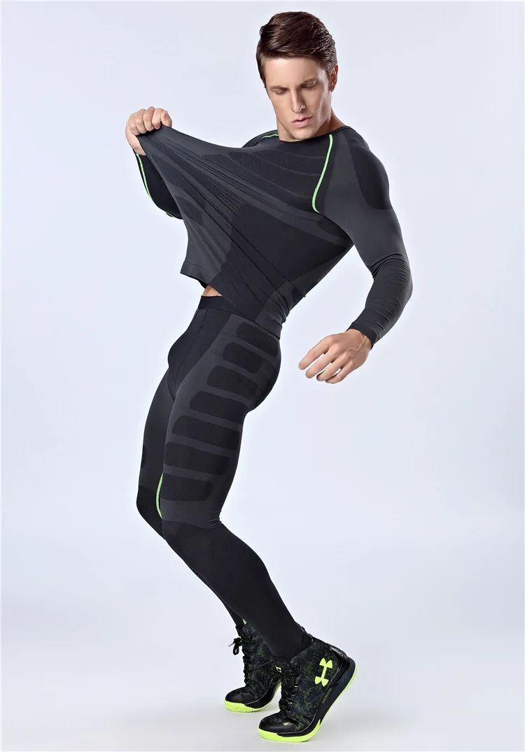 2019 Fitness Sets Men Thermal Underwear Fitness clothing male tops leggings compression Clothes
2019 Fitness Sets Men Thermal Underwear Fitness clothing male tops leggings compression Clothes