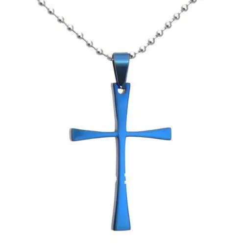 12Pcs 316L Stainless Steel Cross Pendant without Chain,3 Color (Siver / Black / Blue) for Choose
12Pcs 316L Stainless Steel Cross Pendant without Chain,3 Color (Siver / Black / Blue) for Choose