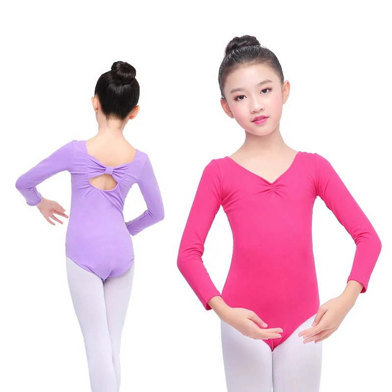 Children Ballet Dance Costume Long Sleeve Dancing Suit Girl Cotton Dancing Practice Wear Body Dance Body Bow Tie Jumpsuit D0767
Children Ballet Dance Costume Long Sleeve Dancing Suit Girl Cotton Dancing Practice Wear Body Dance Body Bow Tie Jumpsuit D0767