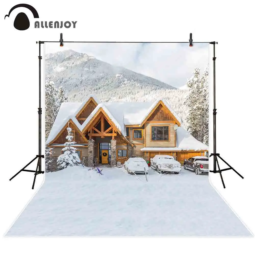 Allenjoy backgrounds for photography studio winter vacation wooden house snow mountains blue sky landscape backdrop photobooth
Allenjoy backgrounds for photography studio winter vacation wooden house snow mountains blue sky landscape backdrop photobooth