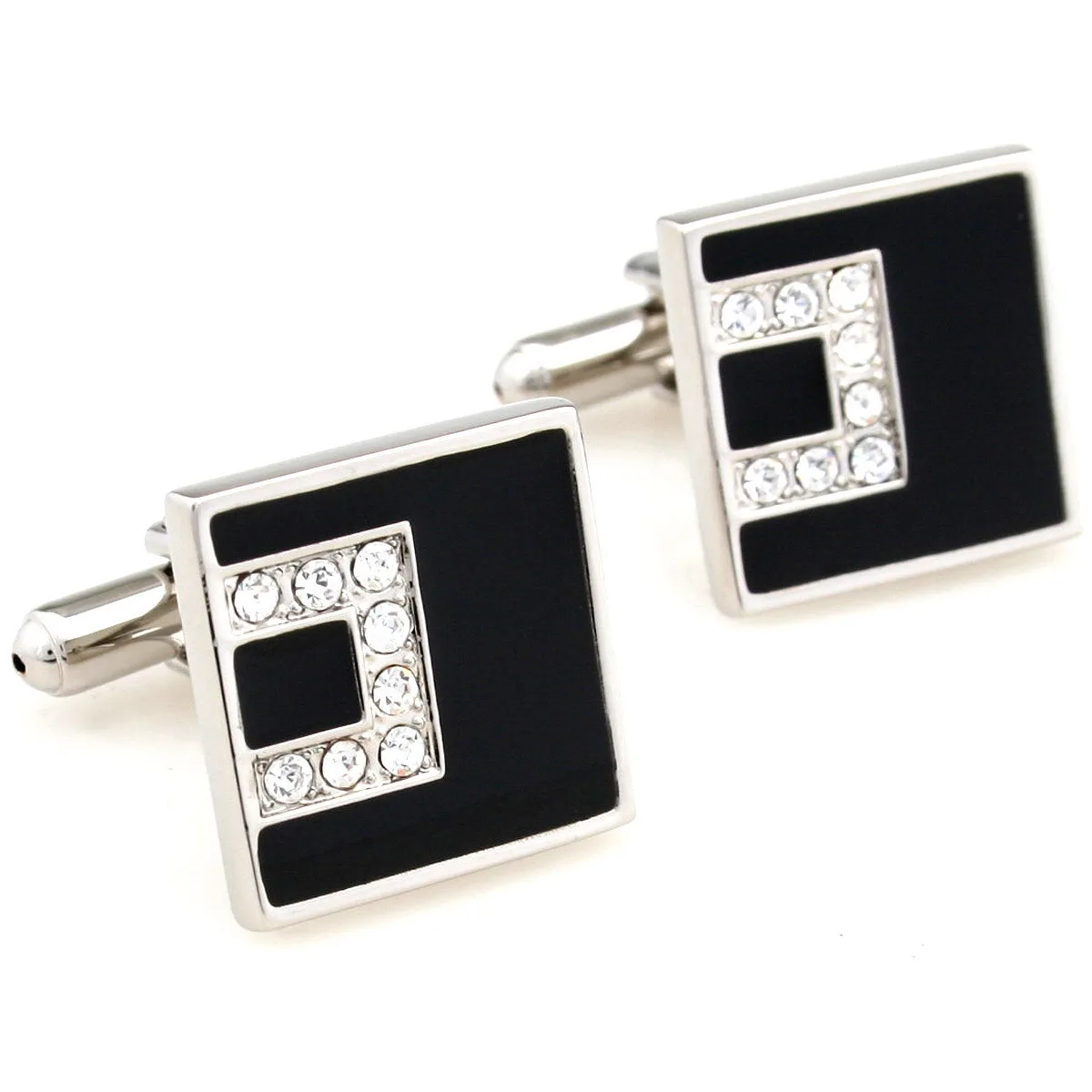 Cufflinks Retail American black paint black square cufflinks nail sleeve 157520 free shipping+free gift box
Cufflinks Retail American black paint black square cufflinks nail sleeve 157520 free shipping+free gift box