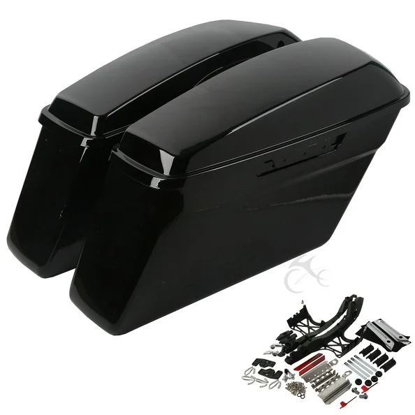 Hard Saddlebags W/ Hinges Latch Lids Hardware Covers For Harley FLHT FLHTCU FLHRC 14-18 Touring Models 14-18 15 16 17
Hard Saddlebags W/ Hinges Latch Lids Hardware Covers For Harley FLHT FLHTCU FLHRC 14-18 Touring Models 14-18 15 16 17