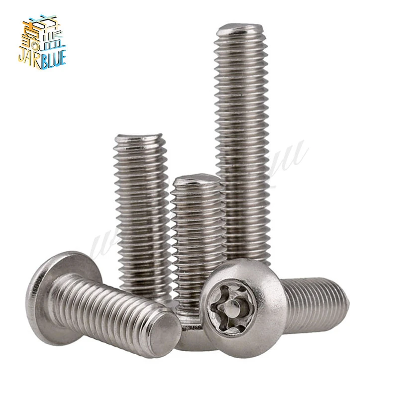 2-10 Pcs 304 Stainless Steel Interior Plum Flower Belt Type Anti -theft Bolt M5 M6 M8 M10 Pan Head Torx Safety Screw
2-10 Pcs 304 Stainless Steel Interior Plum Flower Belt Type Anti -theft Bolt M5 M6 M8 M10 Pan Head Torx Safety Screw